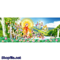 Hình Phật Tây Phương Tiếp Dẫn